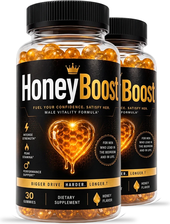 HoneyBoost gummy bottles