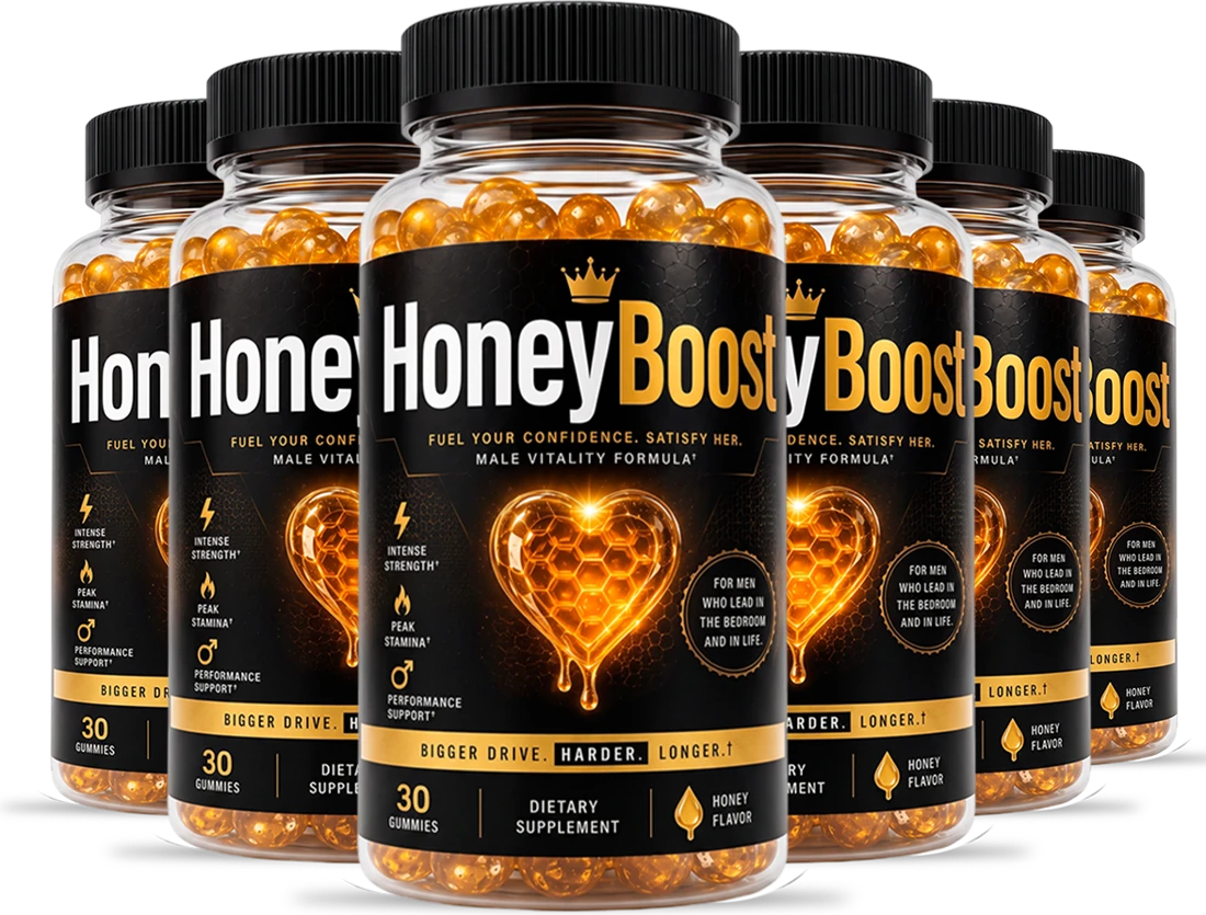 6 jars of HoneyBoost gummies